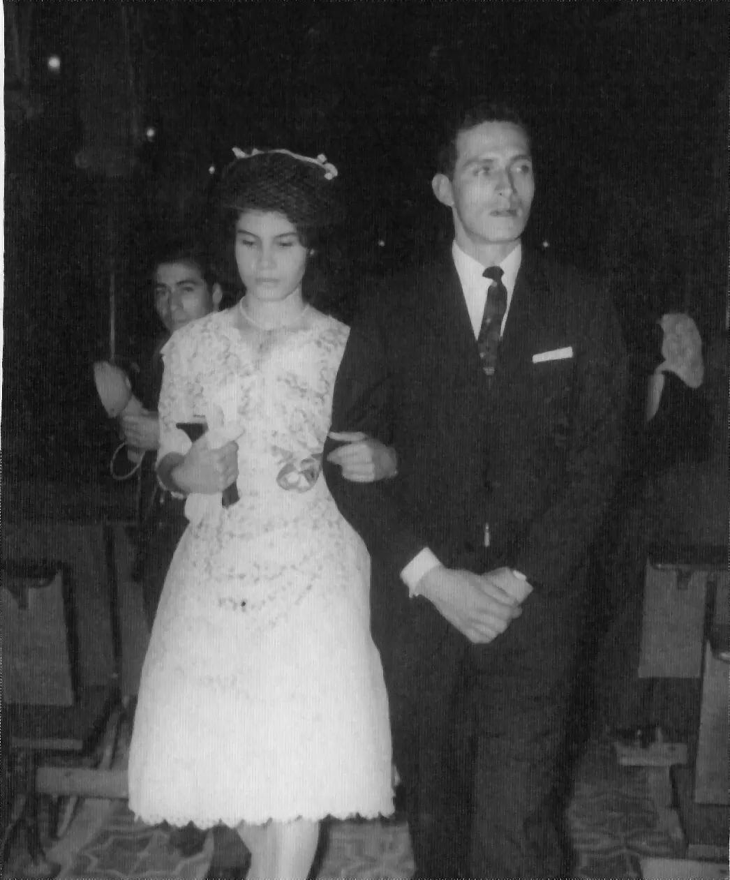 Matrimonio de Dolly y Toñito, 10 de agosto de 1963, iglesia de San Antonio