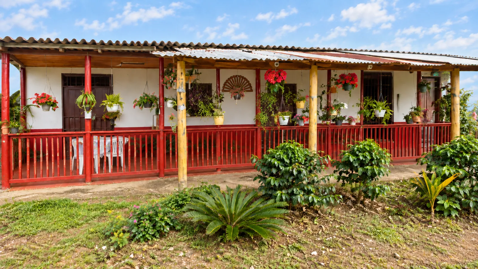 La casa de la Finca La Amapola